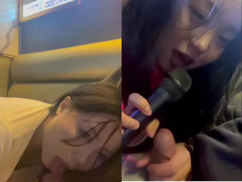 Hát karaoke em cầm nhầm mic thành cậu bé anh rồi liếm luôn